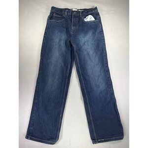 Timberland Boys Dark Wash Straight Leg Denim Jeans Size 18 Blue RN 46795